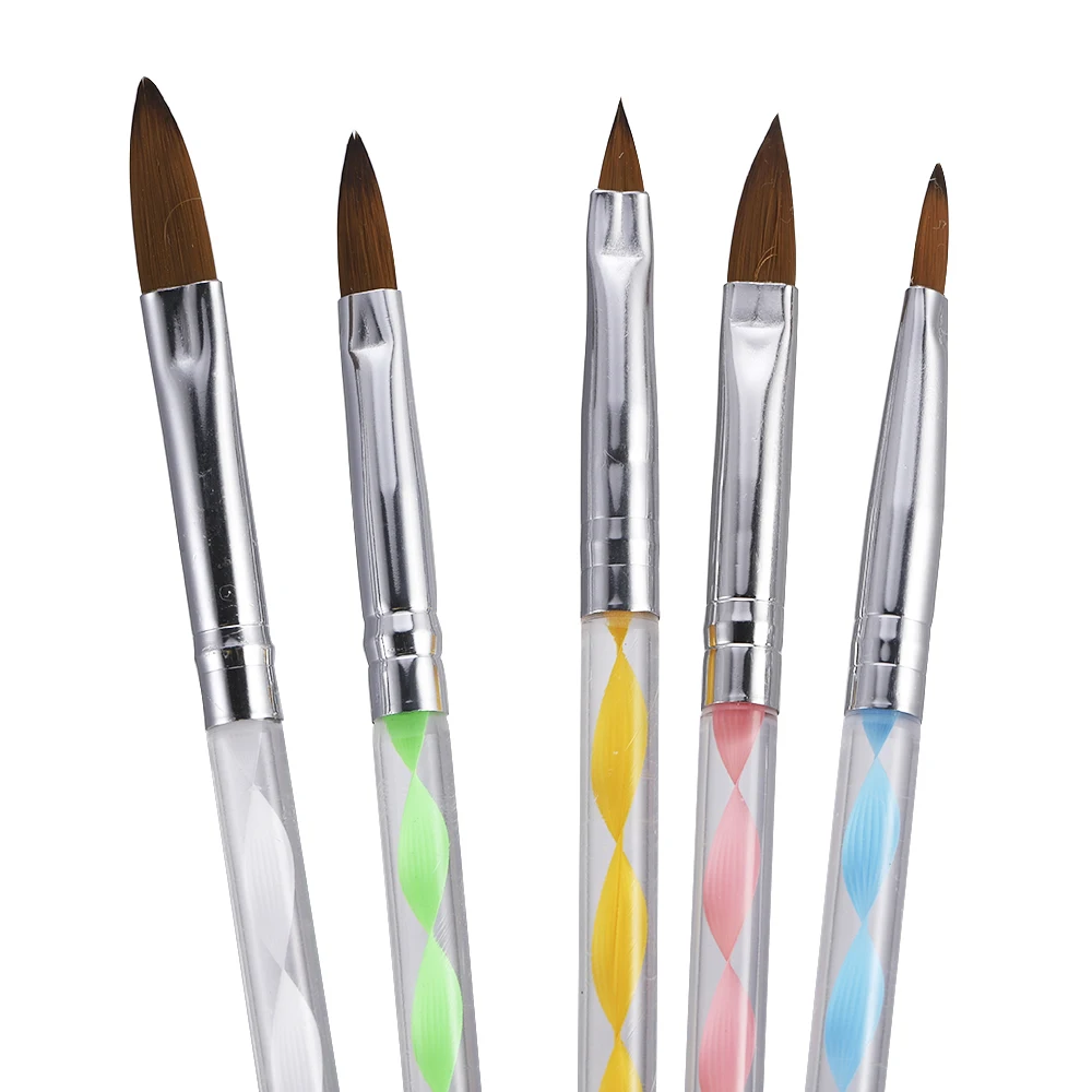 

5 шт./набор, кисти для рисования на ногтях