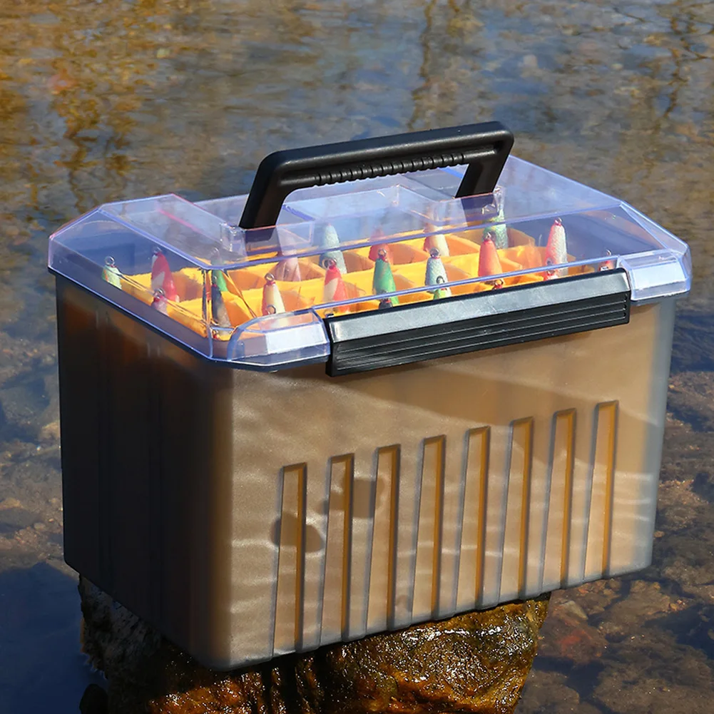 Plastic Fishing Storage Box Organizer with 24 Compartments