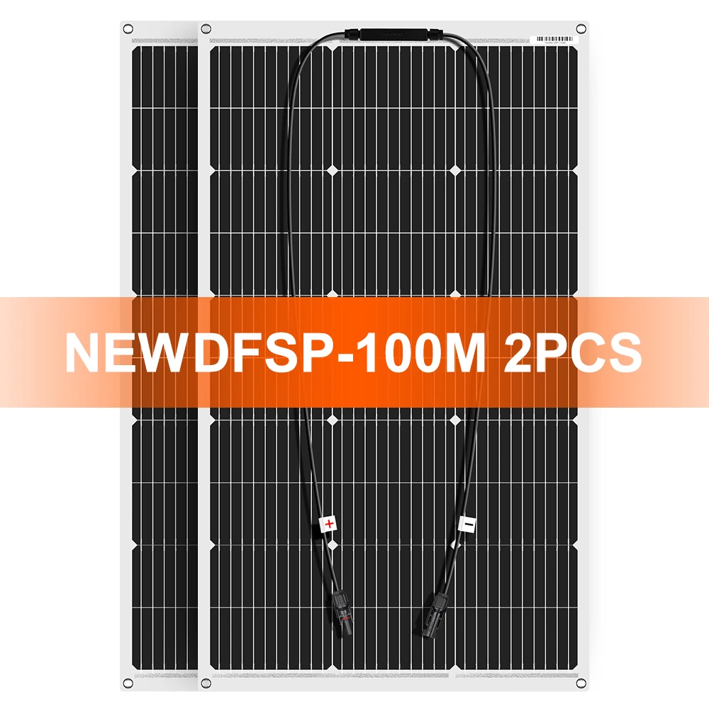 Dokio 100W 200W 400W Flexibel Solarpanel Kit Fur Wohnmobil/Batterie/Haus/Boot