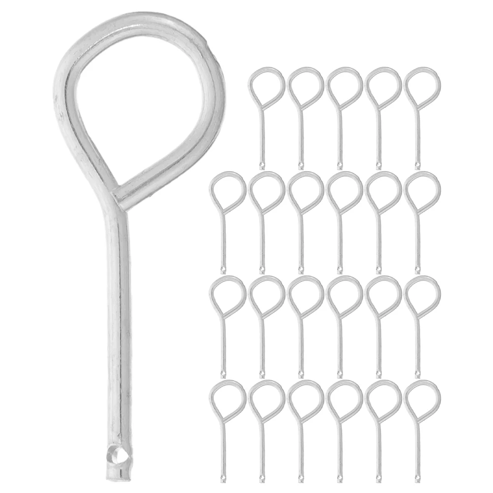 50 Pcs Fire Extinguisher Latch Set Cotter Replacement Pull Pins Lock for Equipment Tools Small
