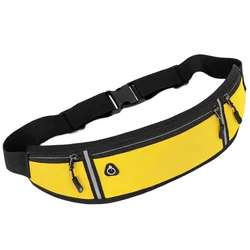 Universal Sports Waist Pack - Hidden Pouch for Running, Gym, and Outdoor Activities (Yellow)