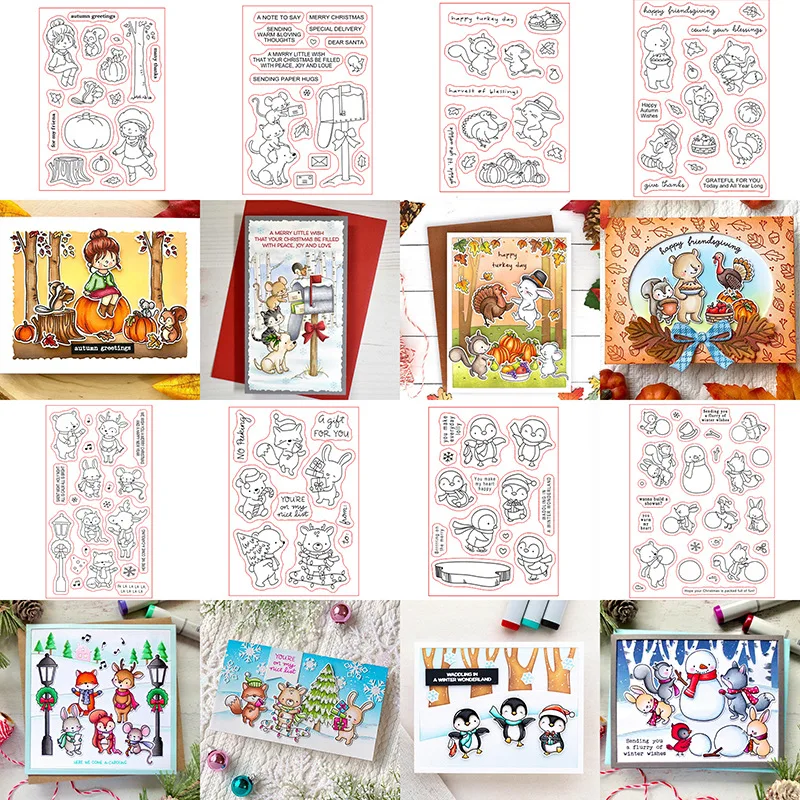 

9 Christmas Styles New Metal Cutting Dies Stamps Stencils Scrapbooking Photo Album Decorative Embossing DIY Paper Cards