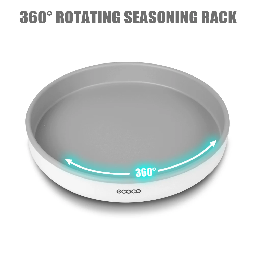 주방 액세서리 미끄럼 방지 과일 화장품 보관 다기능 조미료 보관 랙, 회전 트레이 360 회전, 25 cm, 30cm 