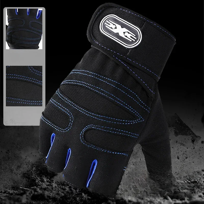 Gym Gloves for Men Women Fitness Weight Lifting Wristband Gloves Body Building Training Sports Exercise Cycling Glove Shockproof cycling gloves gym gloves