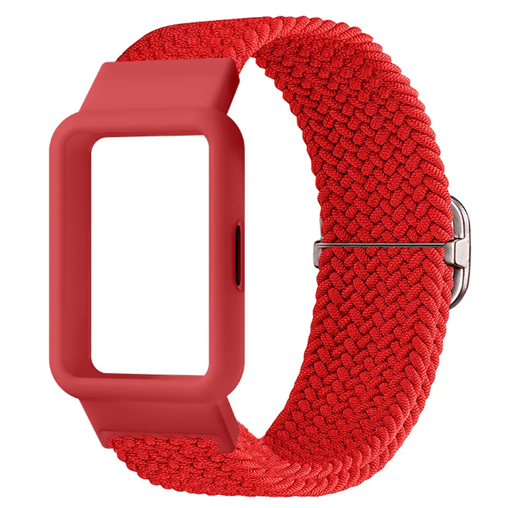Nylon Breathable Watch Strap and Case with Resiliency Loop