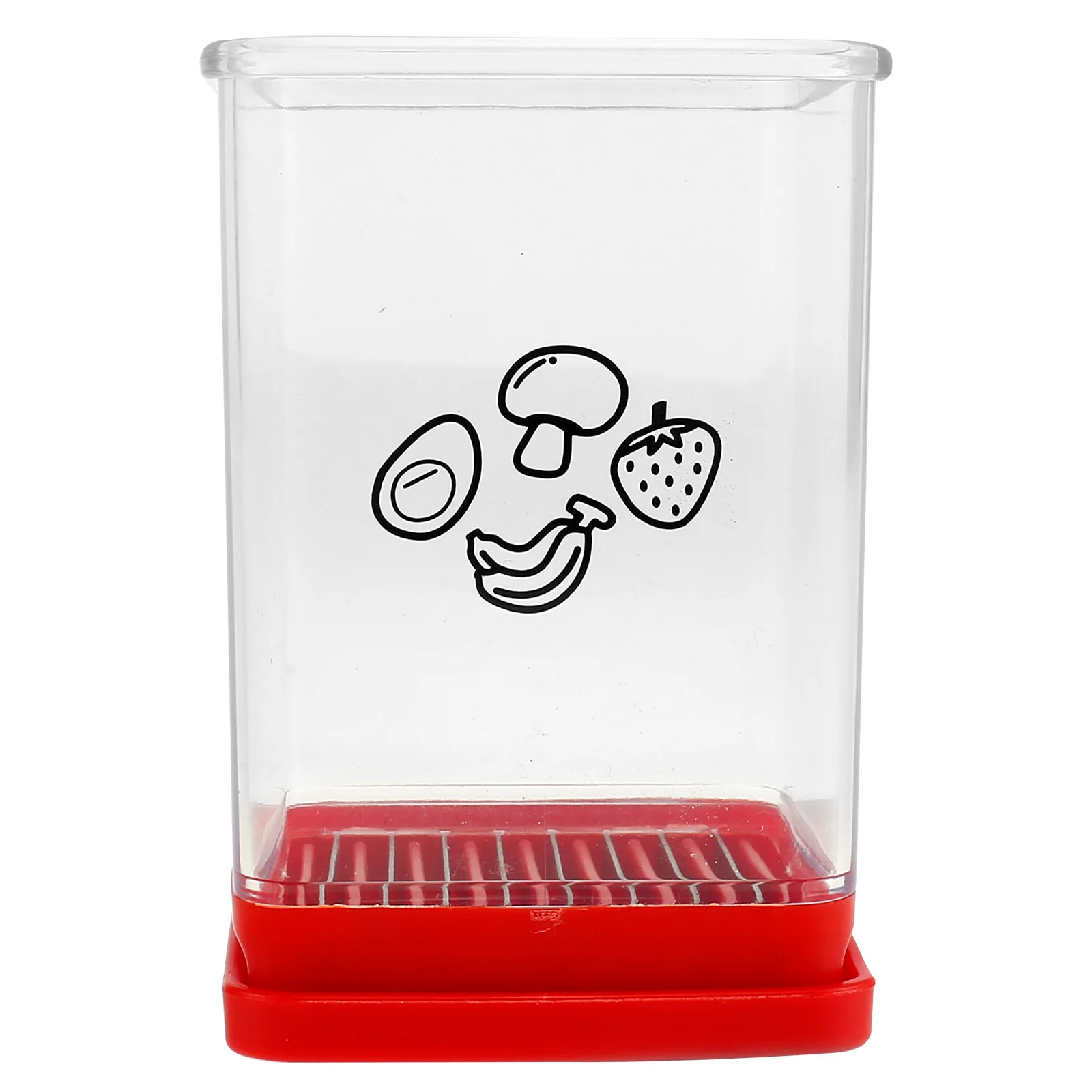 New Fruit Vegetable Speed Slicer with Push Plate Manual Cup Cutter Portable Banana Strawberry Slicing Tool Kitchen Accessories