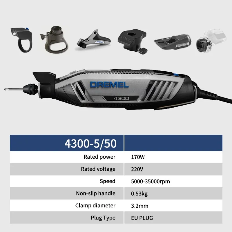 Dremel 4000 3/36 Electric Grinder High Performance Rotary Tool Kit 3  Attachments 36 Accessories For Grinding Cutting Polishing - AliExpress