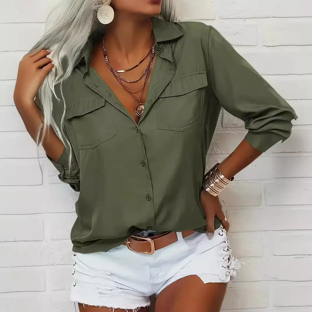 Women Long Sleeve Casual Summer Blouse