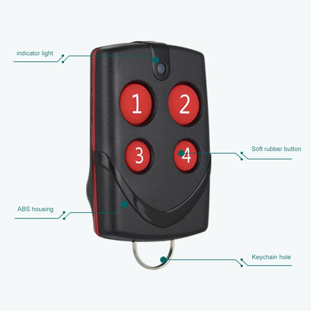 범용 원격 제어 복사 복사기, 자동 복제 433/868MHz 다중 주파수 원격 제어 차고 게이트 문