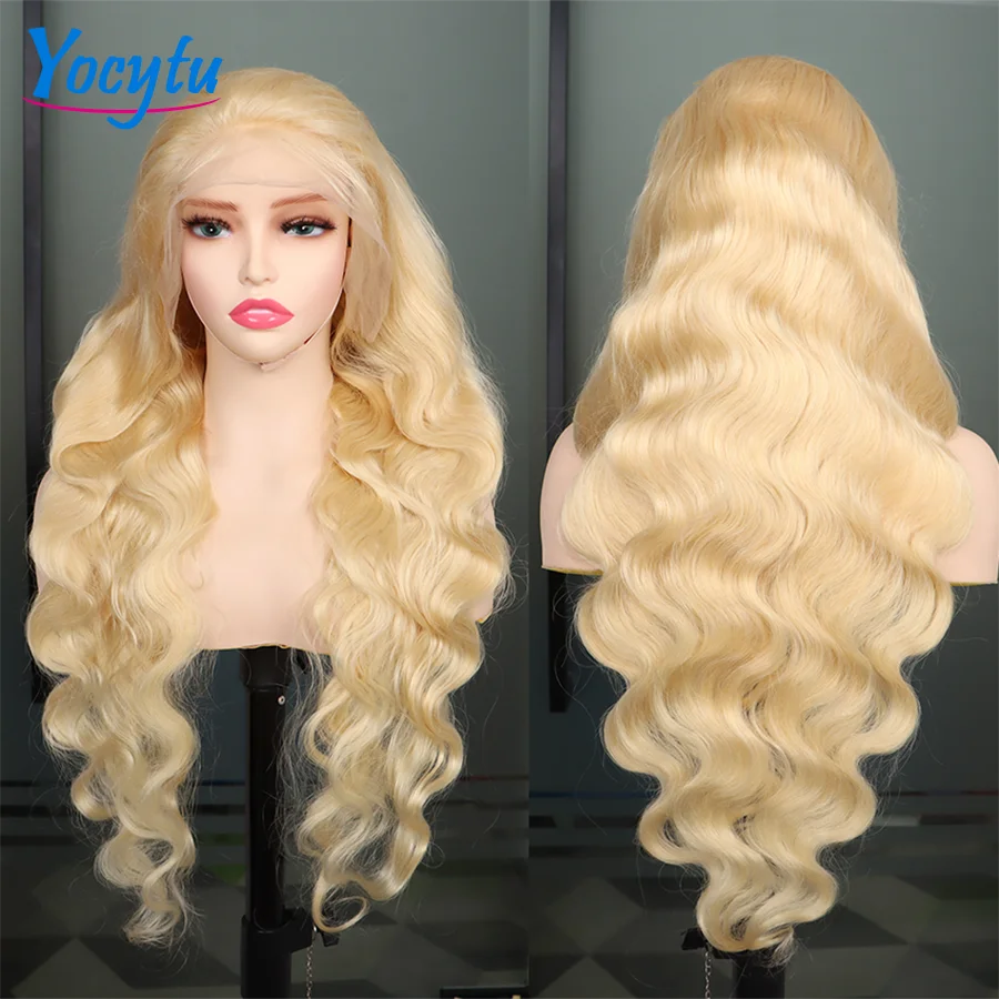 YOCYTU-mel loira peruca dianteira do laço para mulheres negras, cabelo humano, onda do corpo, HD peruca frontal transparente do laço, perucas brasileiras, baratos, na venda, venda, 13x4, 613, 24 