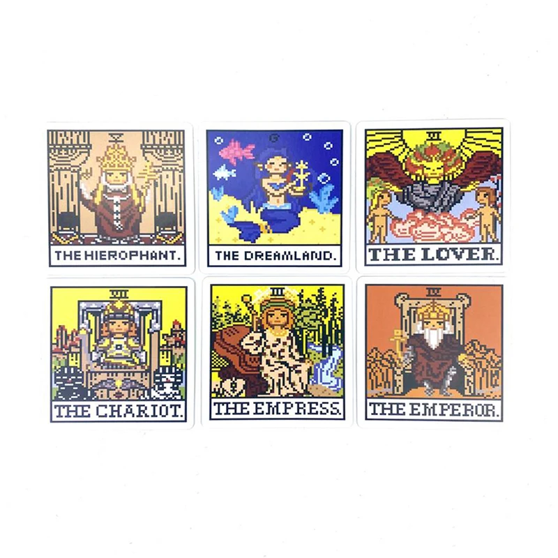 8 Bit Fantasy Tarot Deck Card Prophecy Divination Family Party Board  Fortune Telling Game Beginners Card - Card Games - AliExpress