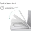 Carre One-Piece Square Toilet Dual-Flush 1.1/1.6 gpf, Touchless White, squat potty, toliet 4