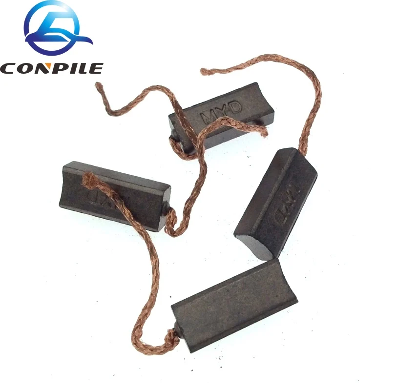 5X7X20mm 5X8X20mm Car Generator Brush Brush Regulator Rear Outlet Line 10pcs car generator brush