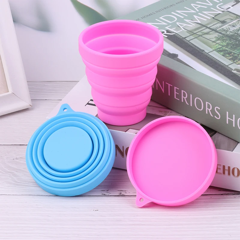 Menstrual Cup 1 PC Portable Menstrual Cup Collapsible Medical Grade Silicone Period Cup Reusable Sterilizing Feminine Hygiene Product