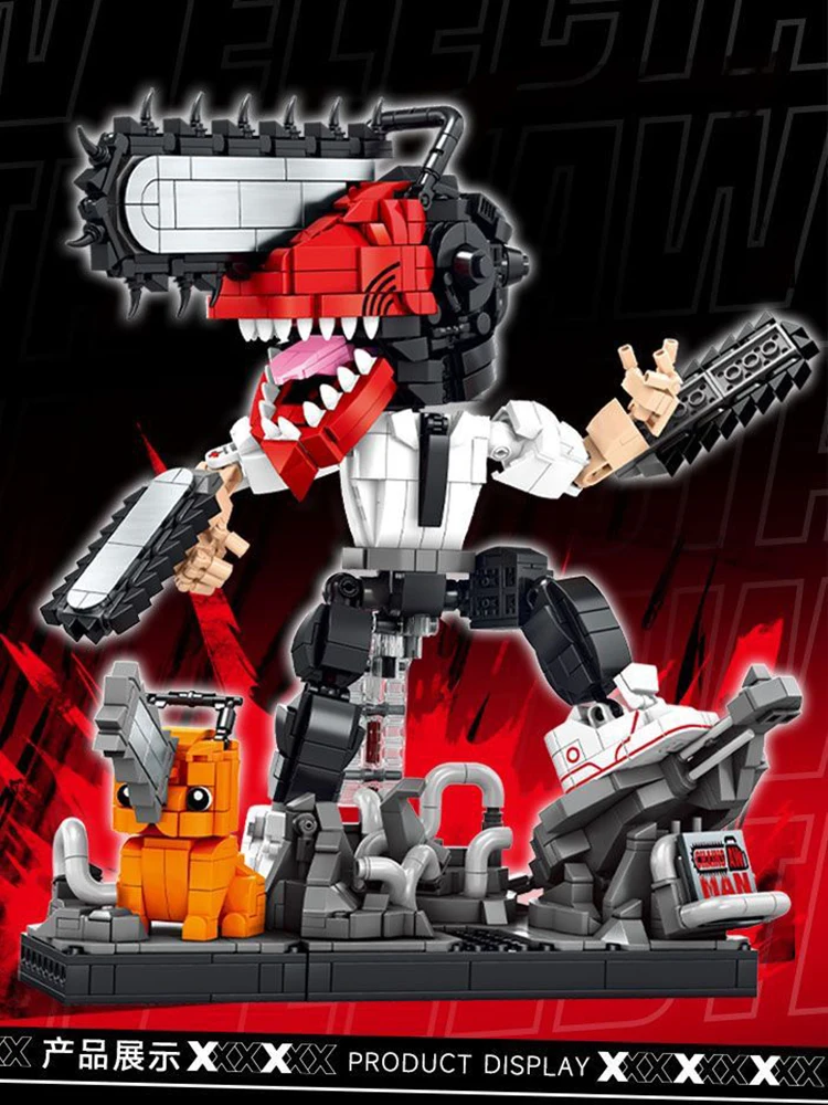 Anime Chainsaw Man Denji XP-506 Minifigures - Brixtoy