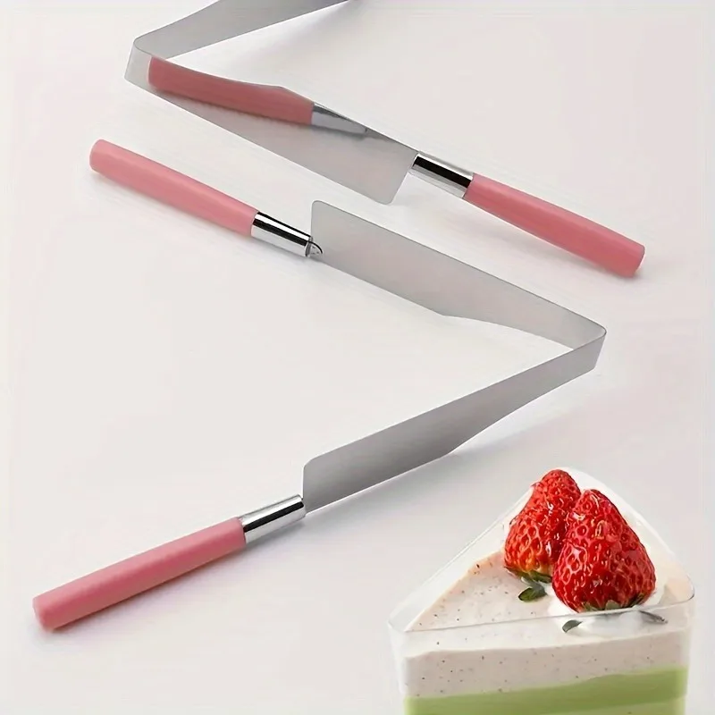 One piece, Stainless Steel Cake Slicer-Creative Cake Slicer, Pastry Slicer, Pizza Pie Slicer-Convenient Kitchen Tool