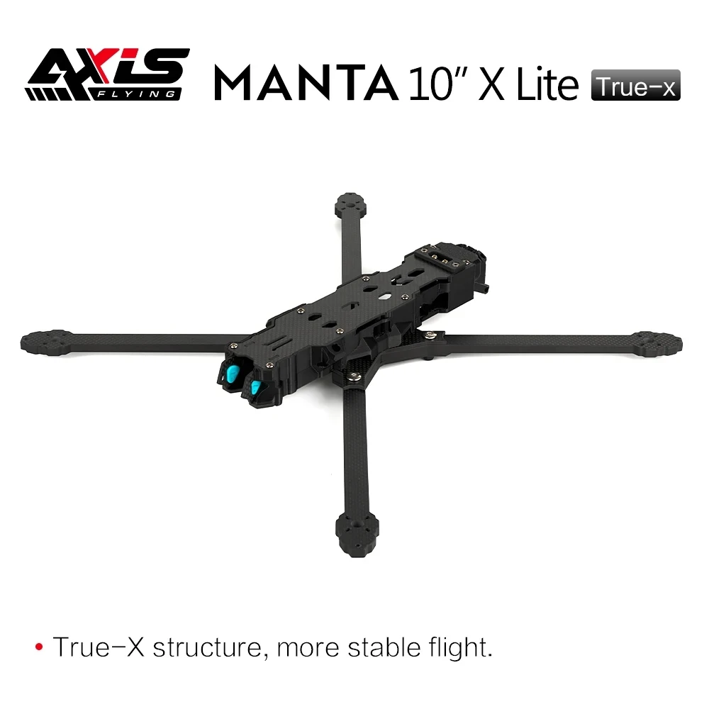 S496438742f774569ada029841ac953d0L.jpg Axisflying MANTA10 "Lite 10 pouces FPV Freestyle Drone Ture X cadre Kit 402mm empattement T700 carbone Compatible 10 pouces hélice