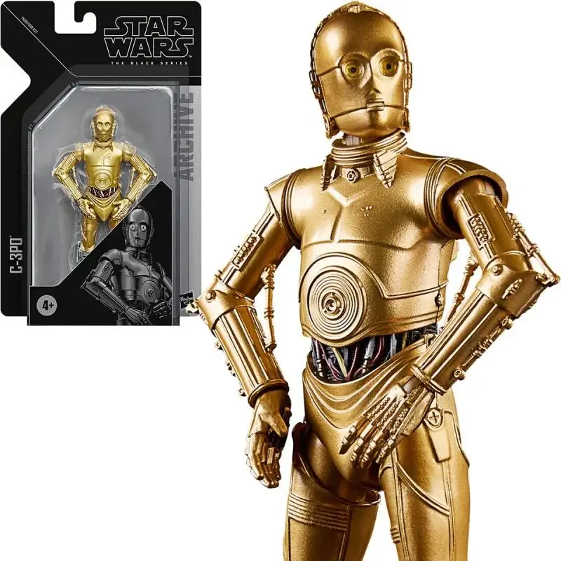 

Original 6-Inch Star Wars The Black Series Archive C-3PO Action Figure Toys for Children with Box