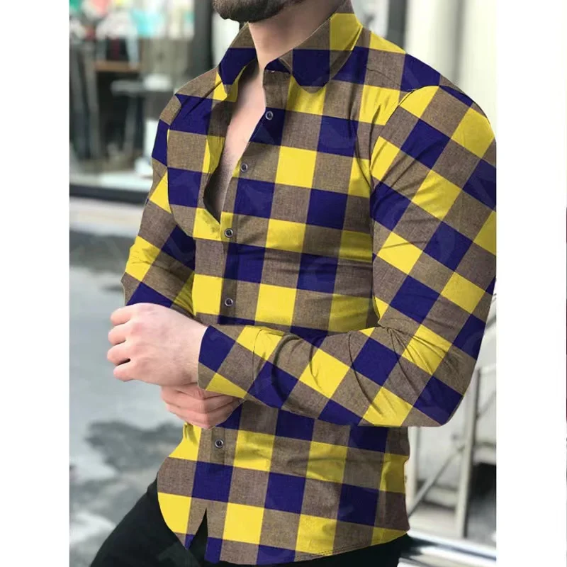 JupiterSecret Camicia In Flanella Uomo A Quadri - Maniche Lunghe Con Tasche, Rosso, XXL
