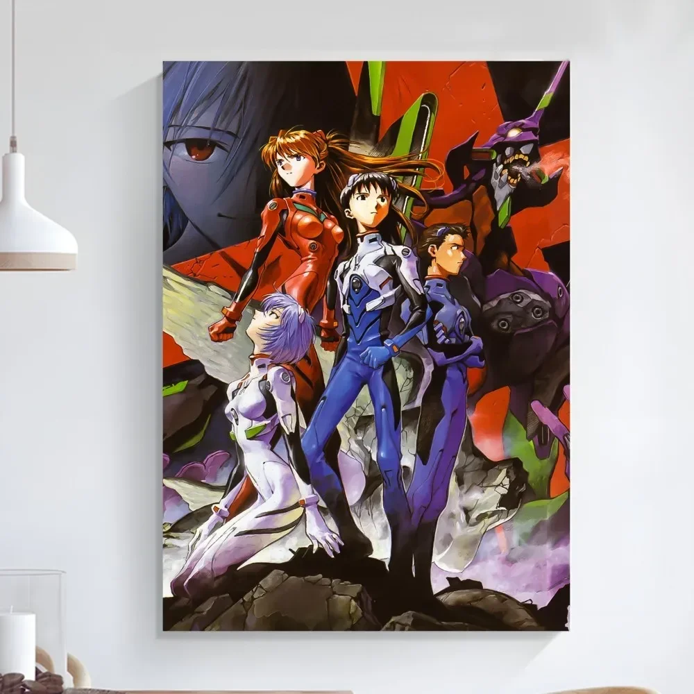 Poster Art Self-adhesive Art Small Poster anime poster poster prints HD Quality Wall Painting Study Wall Decoration N-NeonS E-Evangelion