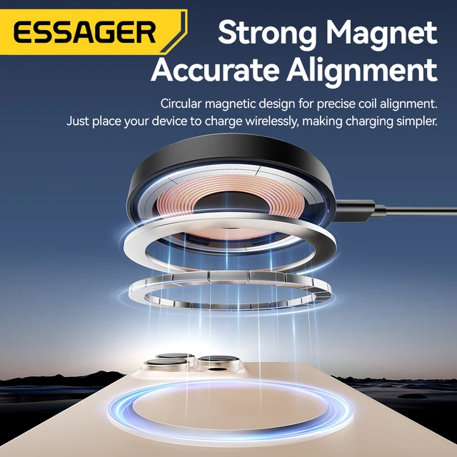 Essager 15W Magnetic Charger 4