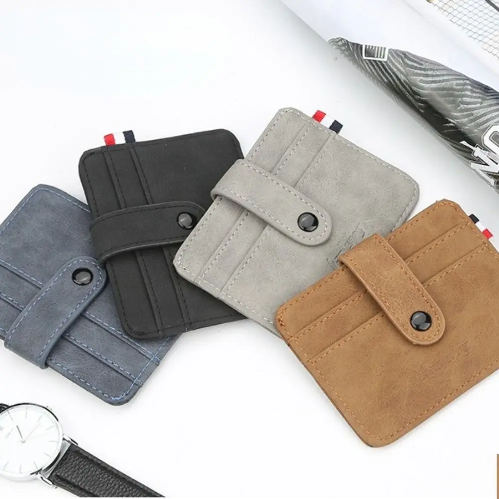 

Simple Fashion Business Bank card Credit Card ID Card Men Wallet Slim Billfold Card Sleeve Multi Slot Card Holder