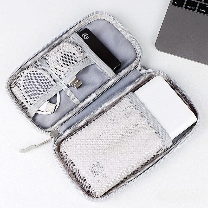 Portable Cable Organizer Waterproof Storage Bag for Power Bank Digital Cable Case Earphone Oxford Cloth Earphone Holder Case - Image 2