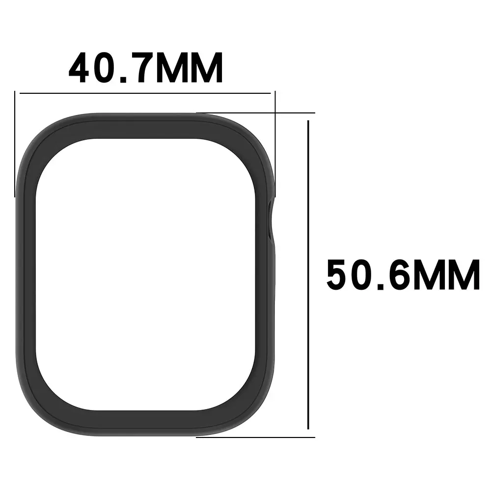 Premium PC Protective Case for Smartwatch - Hard Anti-Scratch Cover and Bumper Protector Accessories