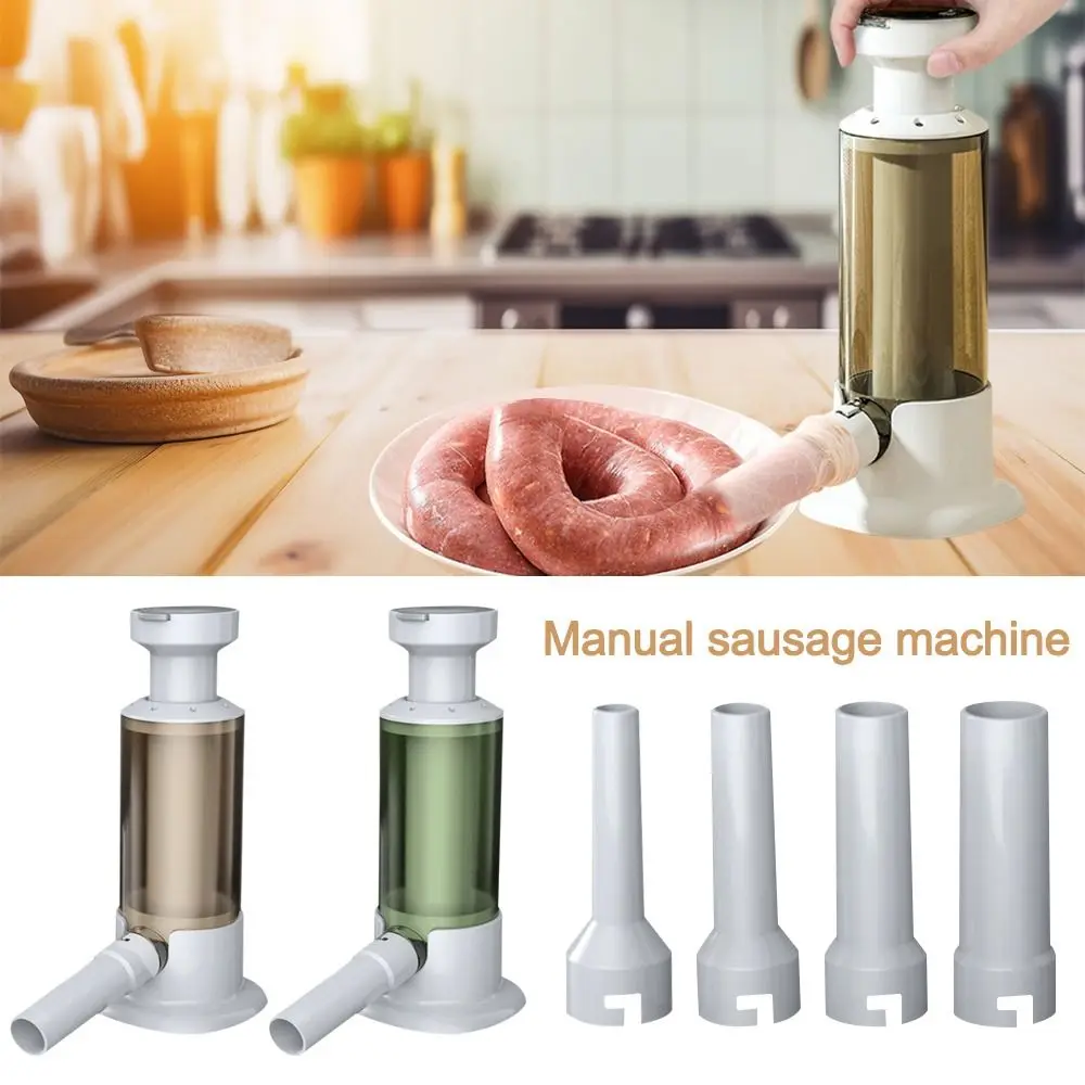 Homemade Sausage Maker Home Sausage Stuffer for Easy Fast Filling Sausage Kitchen Homemade Machine Meat Filling