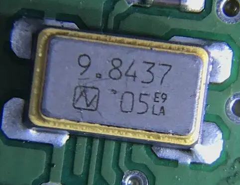 9.8437 for BMW remote control key 4 feet crystal oscillator chip IC 4pcs automotive ic chip car key transponder chip