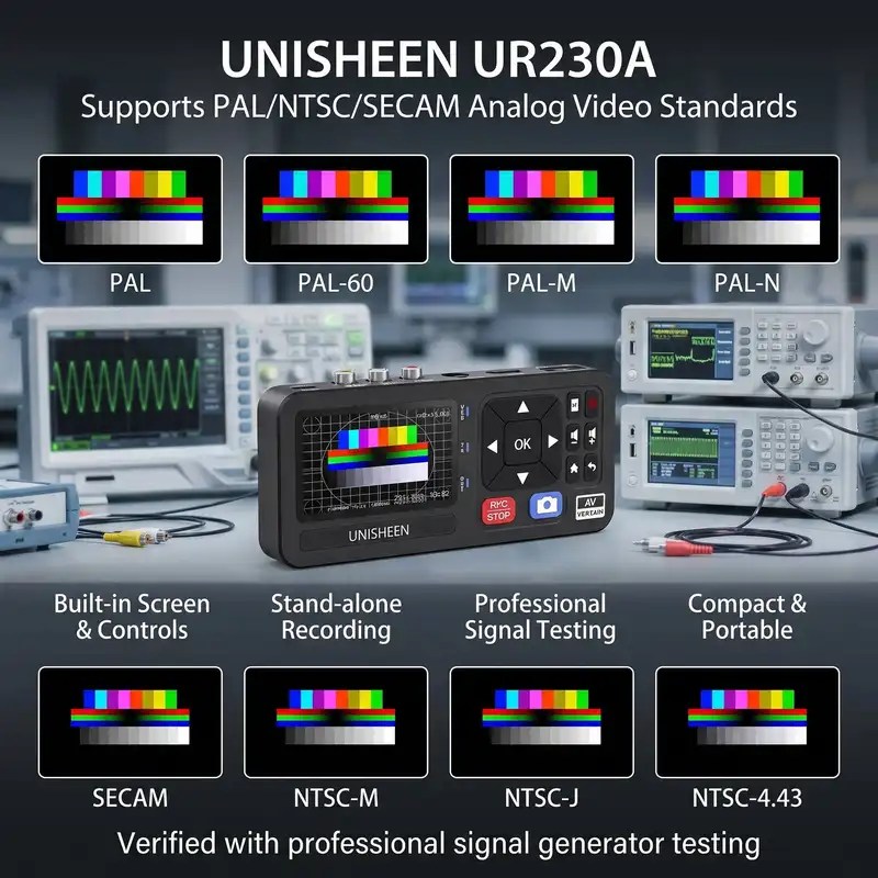 UNISHEEN UR230A Analog CVBS RCA SVideo Camera USB Tape VHS Capture Box MP3 Video Recorder VCR to Digital Converter - Image 2
