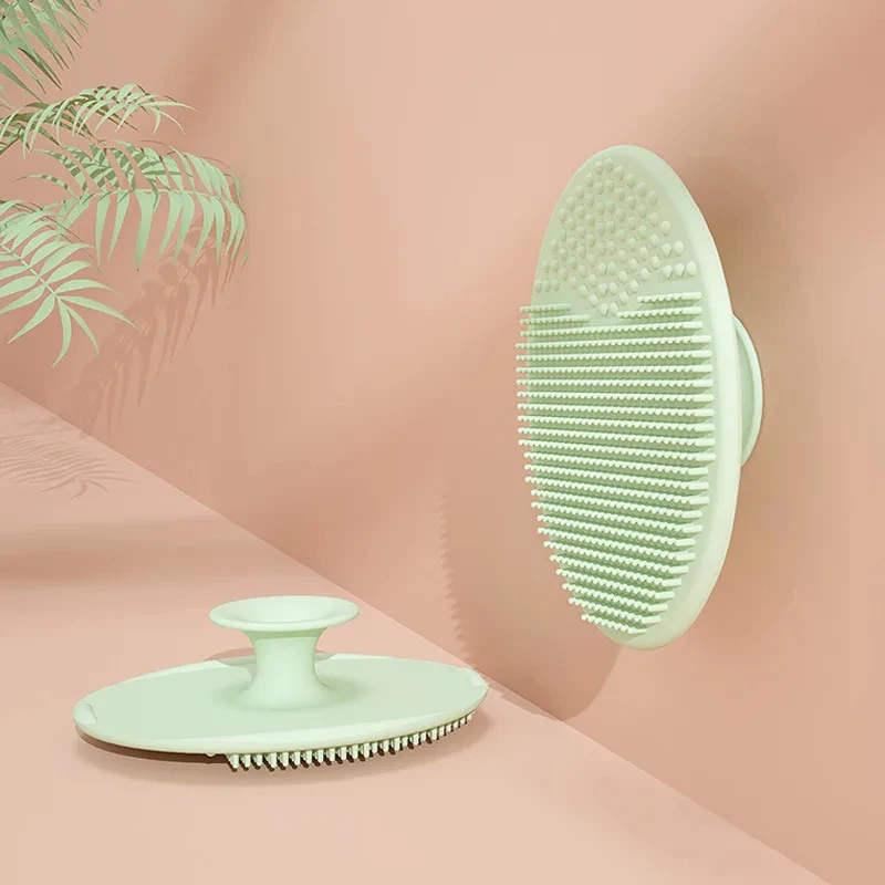 Baby Brush 1Pcs Baby Silicone Shampoo Brush Soft Scalp Massage Brush Bath Cleaning