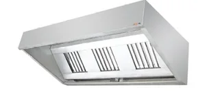 Commercial Kitchen Extractor Hoods Cooking Fresh Air Exhaust Hood Stainless Steel Range Hoods Kitchen Island 2