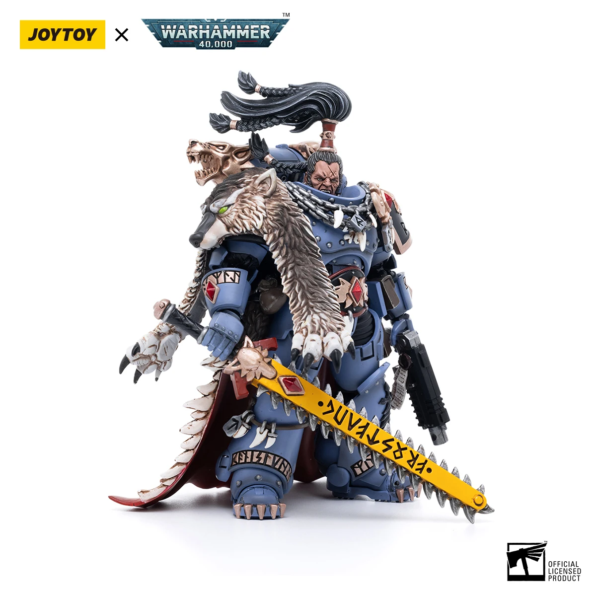 [Pre-Ordine] Joytoy Warhammer 40K 1/18 Action Figures Space Wolves Ragnar Blackmane Model Boy Gift Spedizione Gratuita