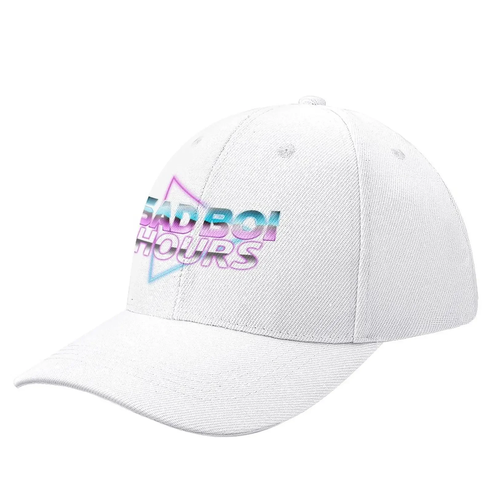 

Sad Boi Hours Retro Neon Baseball Cap Hat Luxury Brand Hats Designer Man Hat Women'S