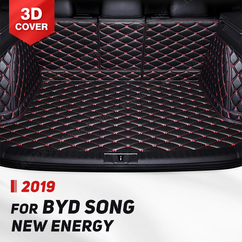 

Auto Full Coverage Trunk Mat For BYD Song Pro New Energy 2019 Car Boot Cover Pad Cargo Liner Interior Protector Accessories
