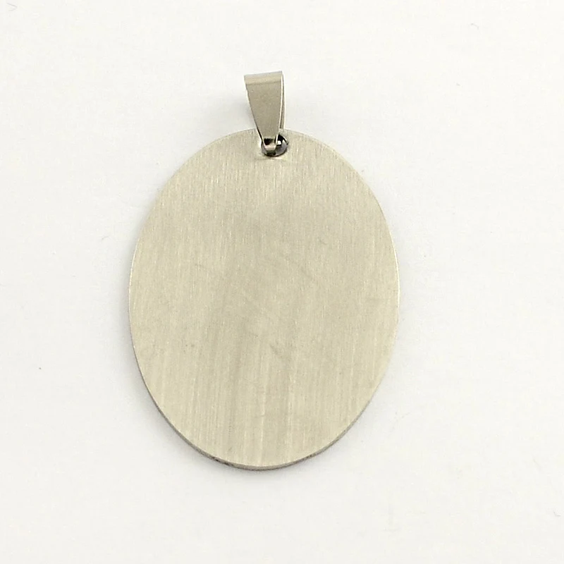PandaHall 50 Stück nicht anlaufende 201 Edelstahl-Rechteckanhänger – Stanzrohlinge mit aufsteckbarem Bügel, Stahlfarbe für DIY-Schmuck – Detail 21