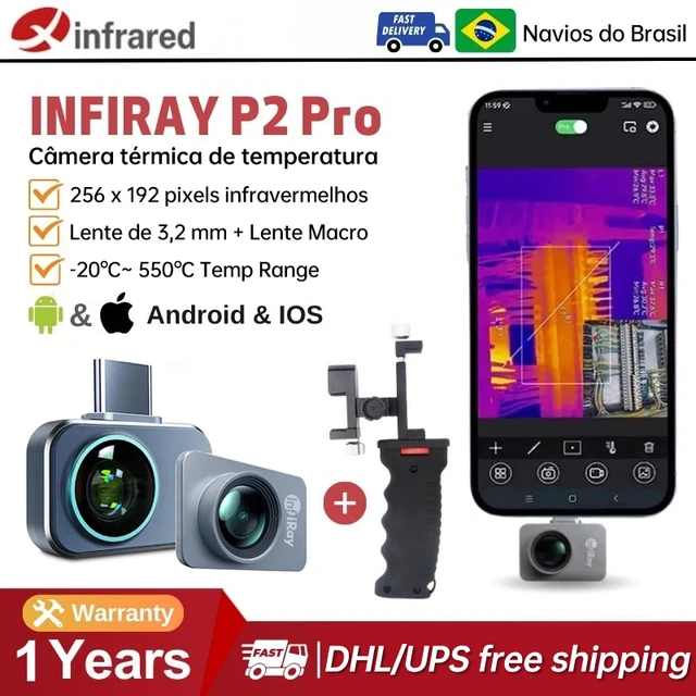 InfiRay P2PRO Infrared Thermal Camera PCB Circuit Thermal Imager