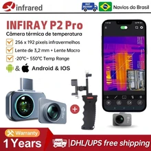 InfiRay P2 Pro Thermal Camera for Phone Infrared Thermal Imager PCB Circuit Repair Industrial Heating Test Night Vision Go P2