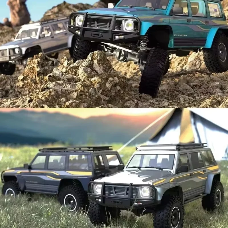New 2025 YK4107 1/10 RC Crawler Tank Turn Portal Axles Oil Shocks Low CG Realistic  PC Shell All Metal Gears - Ultimate Climbing 3