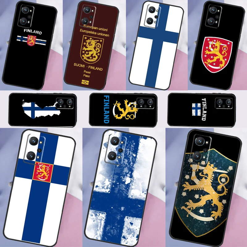 Flaga Finlandii Dla Realme Gt Neo 5 3 2 C55 C35 C33 C31 C30 C25 C21Y C15 C11 Realme 10 8 9 11 Pro Plus Etui