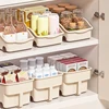 Kitchen Sundries Storage Case With Wheels Seasoning Bottle Jar Storage Container Kitchen Closet Organizer 3