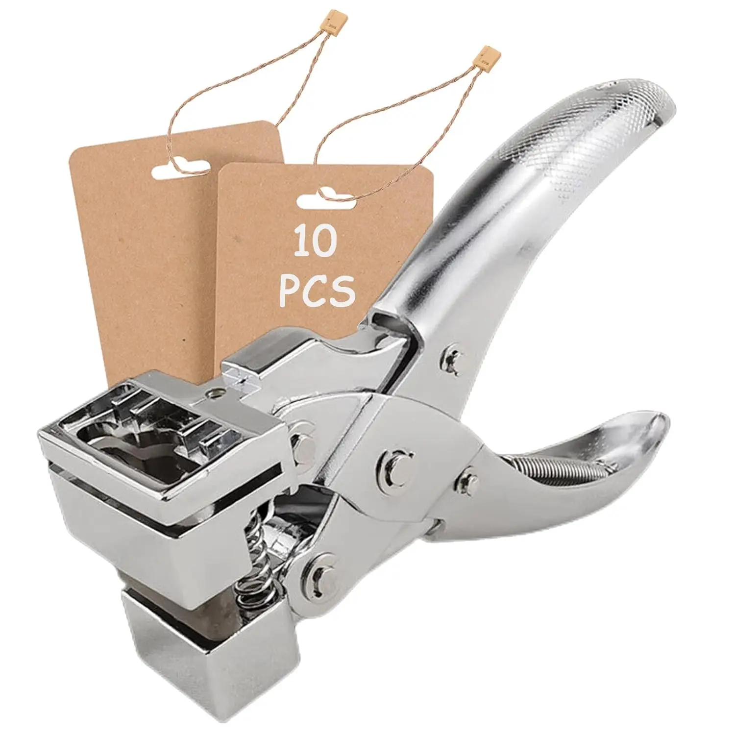 Paper Punch Hole Punching Tools Paper Craft Punch T Slot Shape Hole Punch Heavy Duty Tag Punches for Paper Crafts Handheld Earring Hole Punch Badge for ID Card Hard Pl