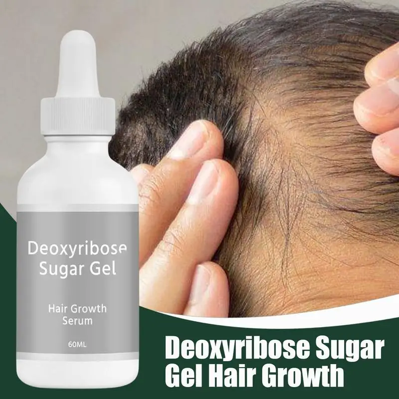 Hair Growth Oil 60ml Hair Thickening Gel Deoxyribose Gel for Growth