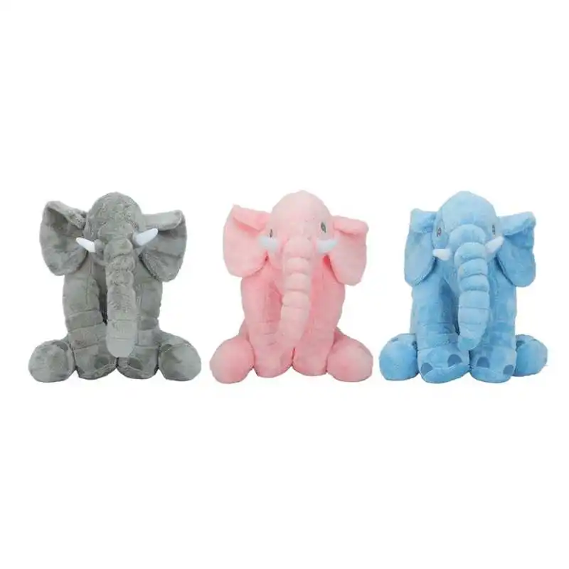 Cartoon Elephant Plush Toy Soft Throw Pillow Cute Animal Stuffed Toy For Home Decoration Birthday Gift