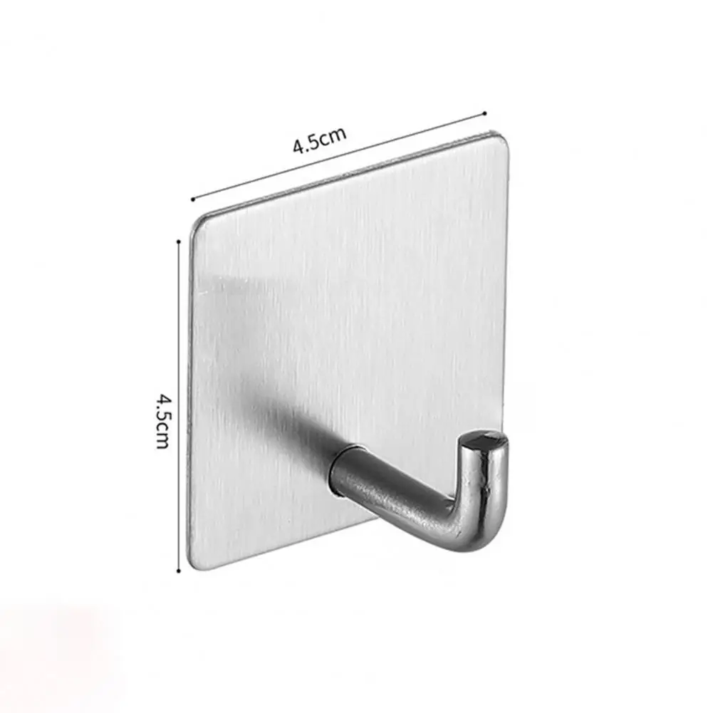 

Hanging Hook Durable Round/Square Traceless Kitchen Cooking Utensil Hanging Wall Hook Daily Use Organizer Hook Adhesive Hook