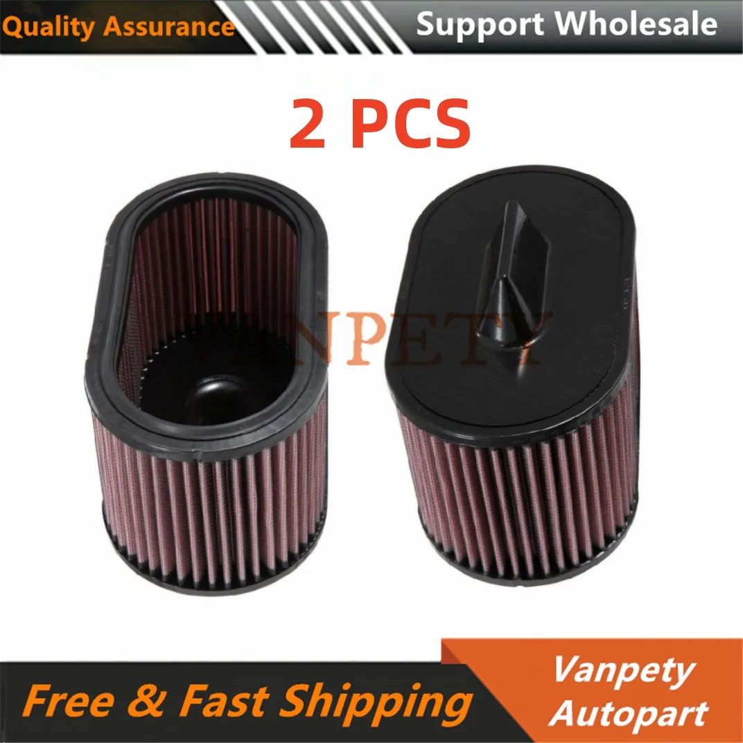 New 2pcs 670001545 Performance High Flow Air Filter 670001545 For