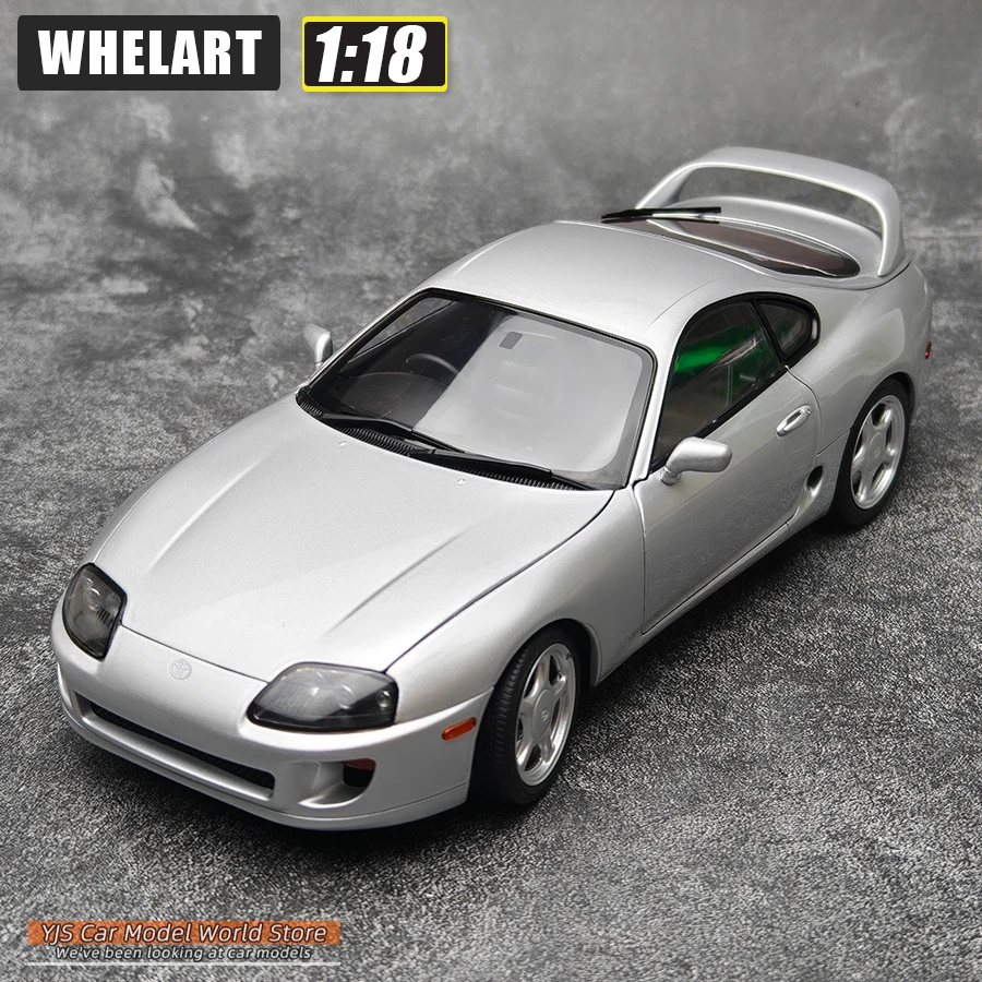 WHELART 1:18 Toyota Supra A80 серебристого цвета | AliExpress