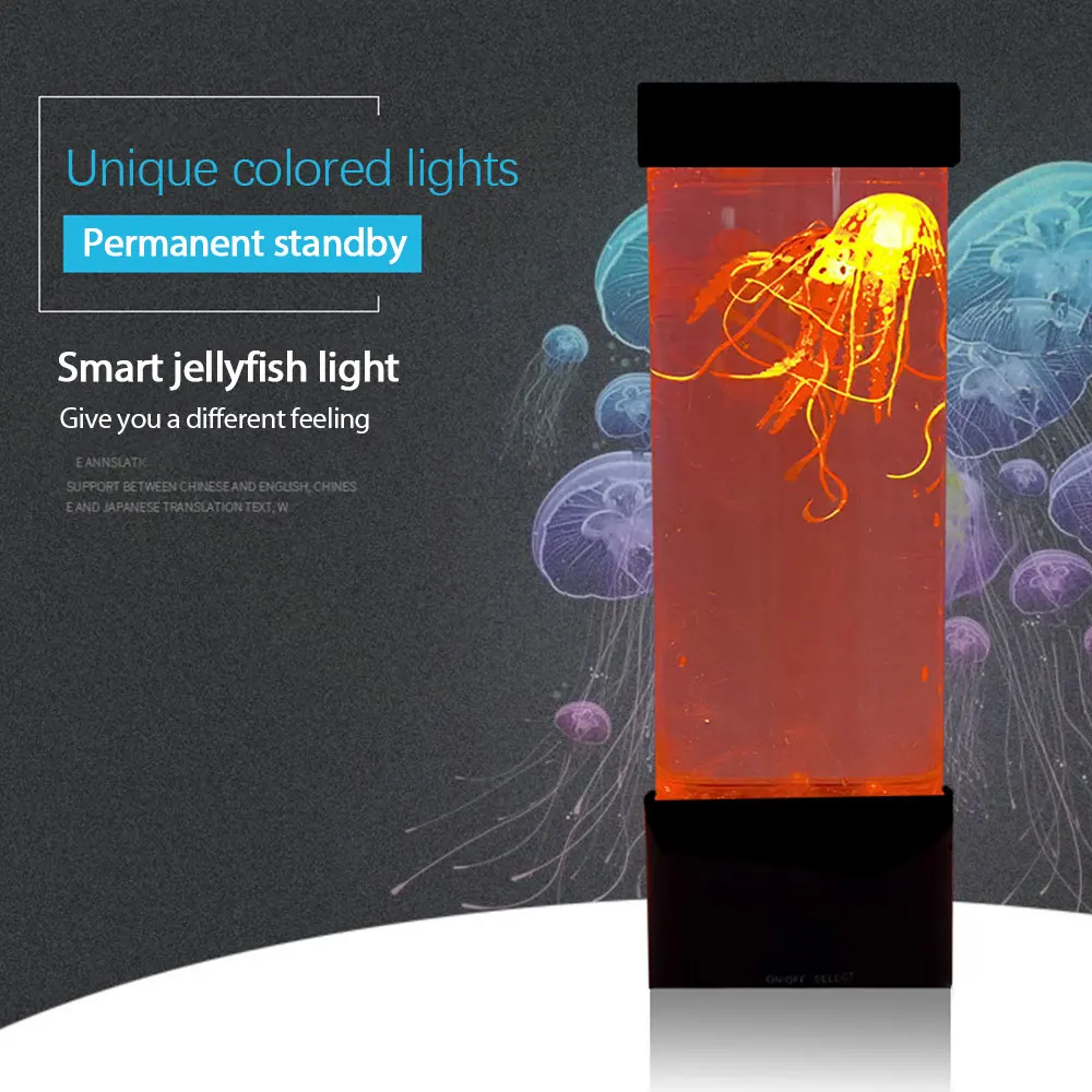 

Лампа в виде медузы, искусственная фотолампа, светящееся украшение, украшение для спальни, ландшафтный ночник