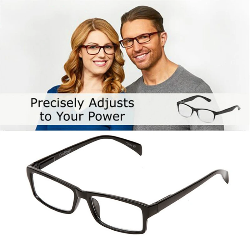 

Men Reading Glasses One Power Readers High Quality Women Men Auto Adjusting Bifocal Presbyopia Glasses +50 To +250 Eyeglasses